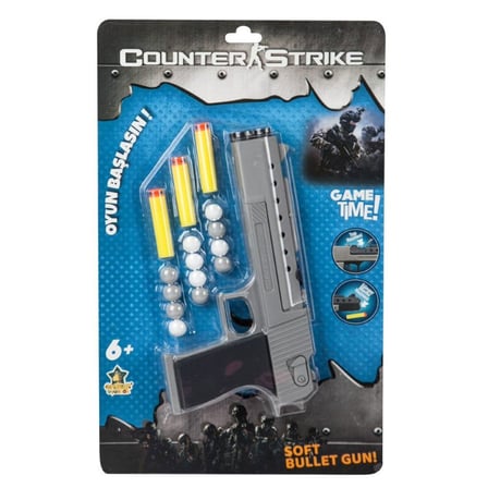 Trendexa ER-132 Dart ve Top Atan Desert Eagle Tabanca - Erdem Oyuncak MAC