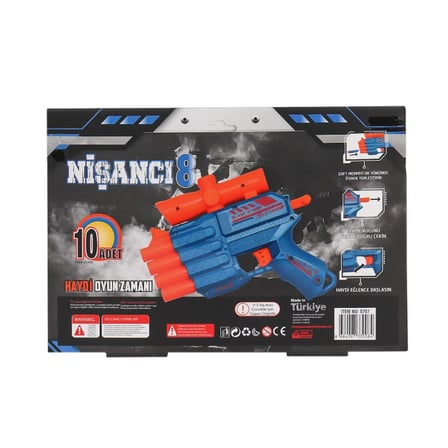 Trendexa FAB 5757 4 Ağızlı Dart Atıcı Silah -Prestij Oyuncak MAC
