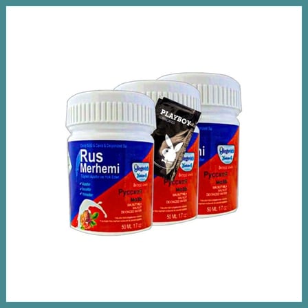 Trendexa Playboy Blue Rus Merhemi 3'lü x 50 ml Tüy Dökücü Krem + 1 Armağan Jel MAC