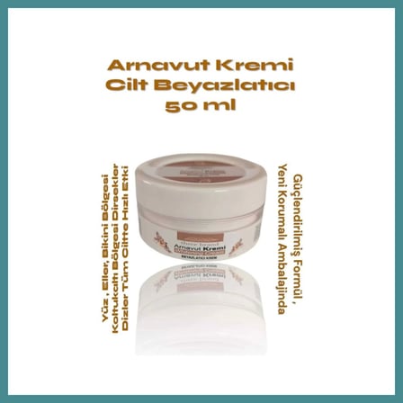 Trendexa Three Brand Whitening Cream Arnavut Kremi 100 ml Aklık Kremi x 1 Adet MAC