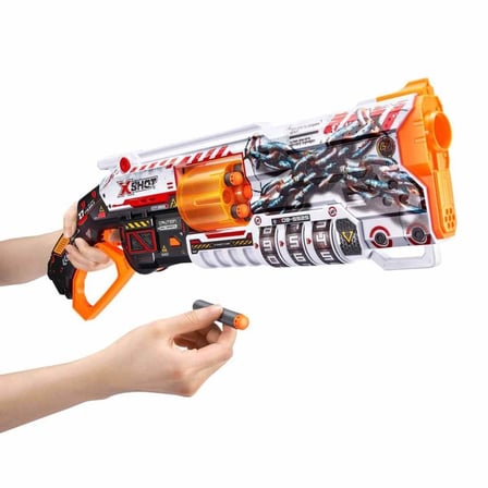 Trendexa 36606 X-Shot Skins Lock Blaster 16 Mermili Sünger Dart Atan Silah 56 cm - MAC