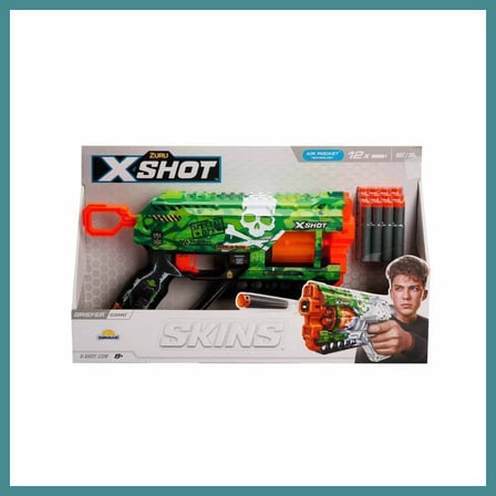 Trendexa 36561 X-Shot Skins Griefer 12 Mermili Sünger Dart Atan Silah 32 cm MAC