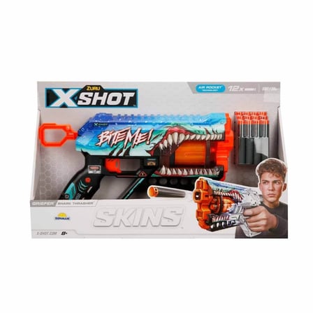 Trendexa 36561 X-Shot Skins Griefer 12 Mermili Sünger Dart Atan Silah 32 cm MAC
