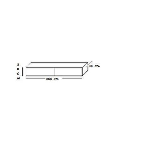 MAC DİZAYN ADRESAN TV ÜNİTESİ 200 CM