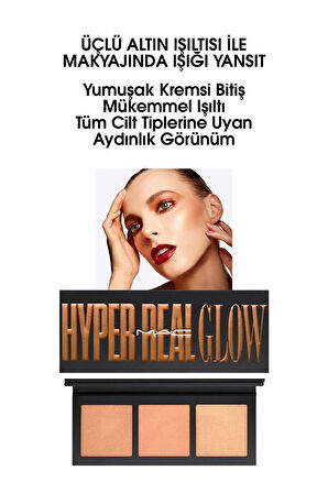 Hyper Real Glow Highlighter Aydınlatıcı Palet / Shımmy Peach Ma.c.531547