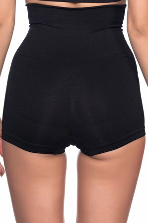 Dikişsiz Toparlayıcı Çift Katlı Boxer Korse