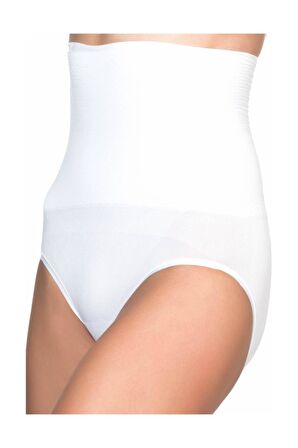 Kadın Beyaz Ten Dikişsiz Masaj Özellikli Slip