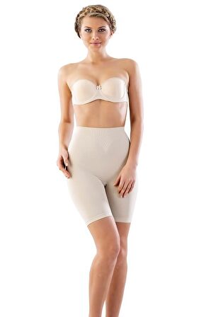 Siyah Soft Uzun Paçalı Korse 3005