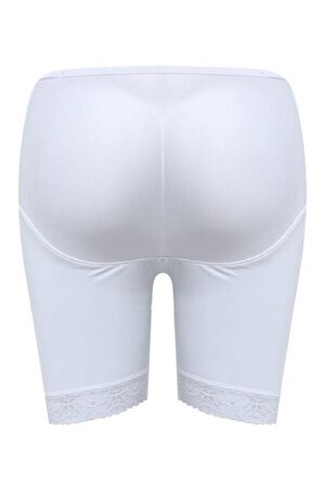 Kadın Beyaz Paçası Dantelli Kalça Toparlayıcı Korse 2002