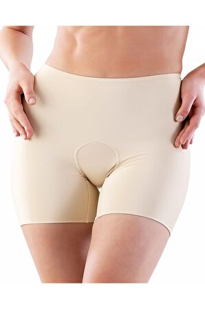 Çift Katlı Lazer Kesim Iz Yapmaz Boxer Korse Beyaz 2800