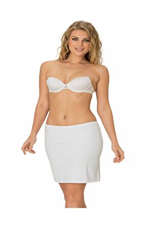 Mini Jüpon Beyaz 505b