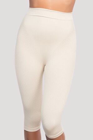 Kadın Bej Selülit Önleyici Paçalı Boxer Korse 2040