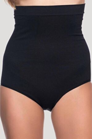 Kadın Siyah Seamless Slip Korse 2008