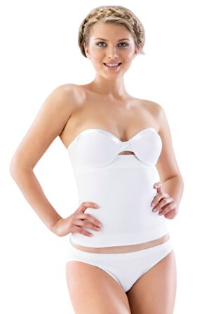 Kadın Beyaz Seamless Bel Korse 2025