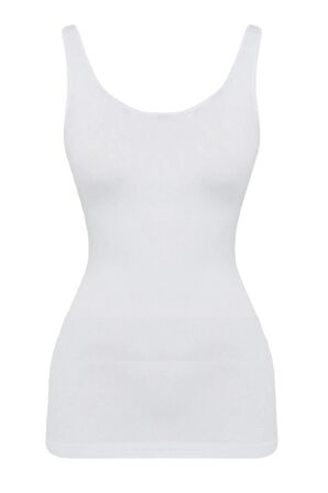 Kadın Beyaz Toparlayıcı Korse Atlet 5010