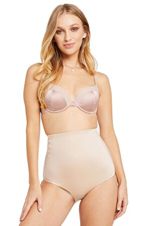 Kadın Ten Rengi Klasik Slip Korse