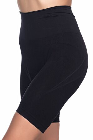 Kadın Siyah Düşük Bel Double Pantalon Korse