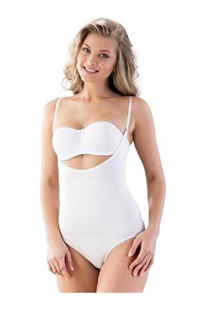 Beyaz Mı 2023 Göğsü Açık Body Korse