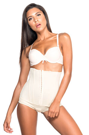 Kadın Ten Balenli Mideli Slip Korse MI17SKR00038