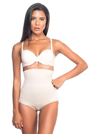 2079 Yüksek Bel Slip Korse Ten