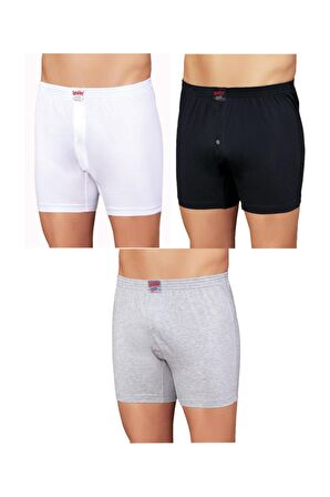 6 Adet Pamuklu Erkek Boxer - E010