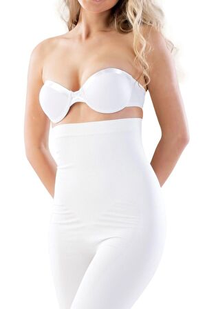 2006 Dikişsiz Uzun Paça Korse Beyaz