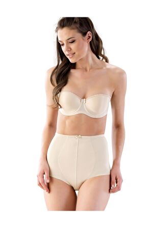 2819 Çift Kat Karın Toparlayıcı Slip Korse Ten