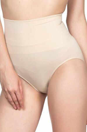 Ten Rengi Yüksek Bel Seamless Pantolon Slip Korse 2200