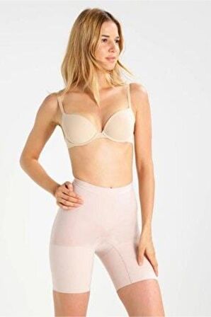 Kadın Siyah Uzun Paçalı Seamless Boxer Korse 3003