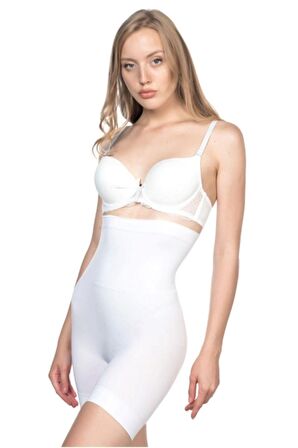 2056 Dikişsiz Masaj Özellikli Paçalı Boxer Korse