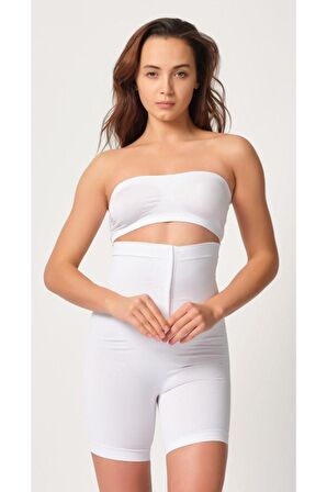 2087 Önden Agraflı Seamless Paçalı Boxer Korse