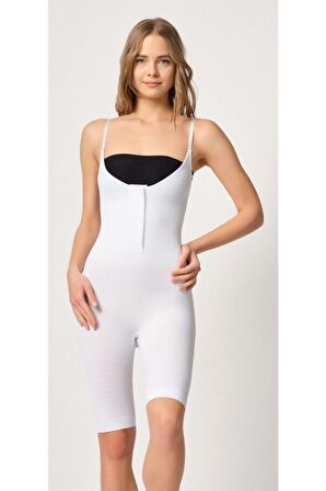 2093 Önden Agraflı Seamless Göğsü Açık Paçalı Korse