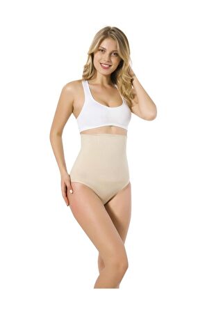 Kadın Bej Dikişsiz Slip Korse