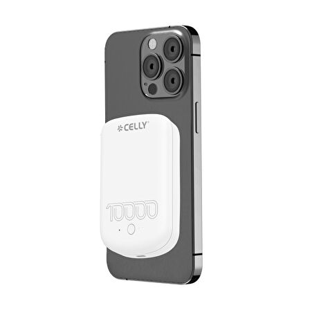 Celly 10W Manyetik Powerbank 10000 mAh Beyaz