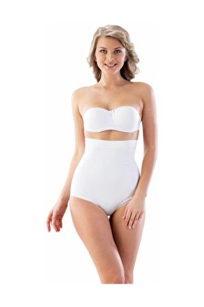 Kadın Ten Yüksek Bel Slip Pop Up Korse 2005
