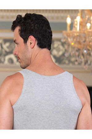 3'lü Paket Me030 Geniş Askılı Sporcu Erkek Atlet