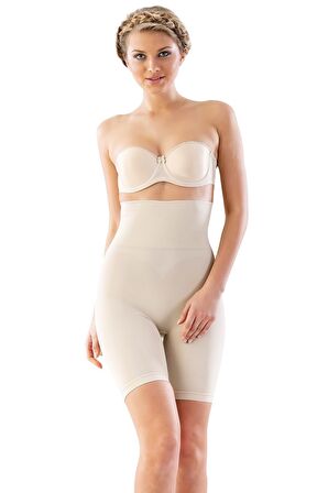 3200 Dikişsiz Boxer Pantolon Lohusa Korse