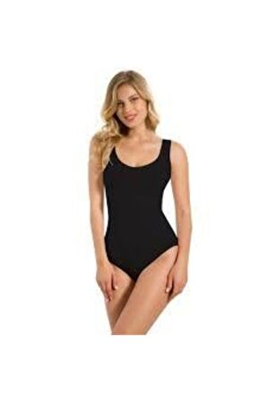 Kalın Askılı Alttan Çıt Çıtlı Dikişsiz Kadın Body Korse