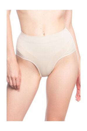 Kadın Bej Düşük Bel İnce Slip Korse 7025