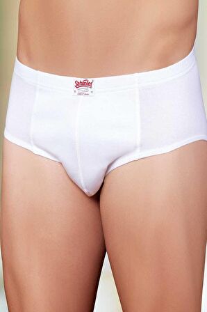 Erkek Beyaz Penye Külot 6lı