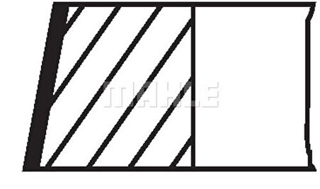 Mahle-Knecht-Behr 03319N0 Motor Piston Segman 82.51mm Golf V-Plus-Jetta III-Passat-Touran-A3-A4-A6-TT-Leon-Toledo 2.0FSI 06D198151A