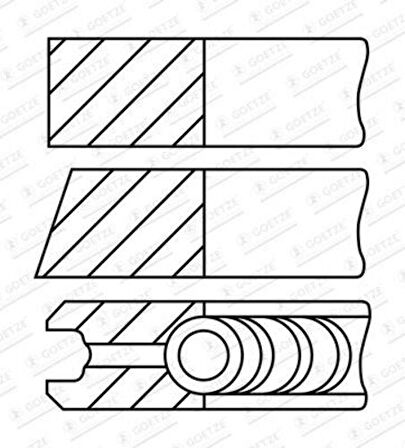 Mahle-Knecht-Behr 08324N0 Segman 84mm BMW N57 N M56 11257798369