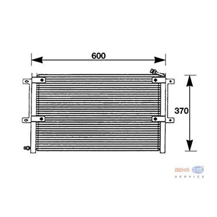 Mahle-Knecht-Behr AC171000P Klima Radyatörü Volkswagen Polo Classic-Ibiza Premium Line 8Fc351036-060 6K0820413B