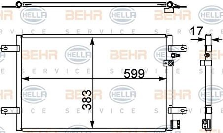 Mahle-Knecht-Behr AC803000S Klima Radyatörü A6 3.0TDI Quattro 05-10 4F0260403E