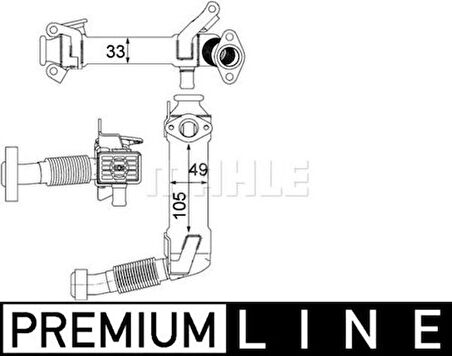 Mahle-Knecht-Behr CE21000P EGR Valfi BMW M47 M57 E46 E87 E90 E60 E65 E82 11717794245