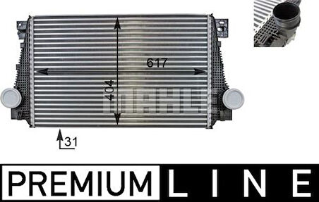 Mahle-Knecht-Behr CI29000P Turbo Radyatörü Amarok 10-2.0TDI Cnea Csha 2H0145804C