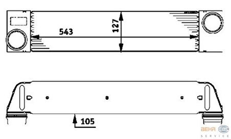 Mahle-Knecht-Behr CI75000P Turbo Radyatörü 306D1 R.R 3 Vogue L322 02-12 BMW M57 E65 E66 02-08 Premium Lıne PML000010