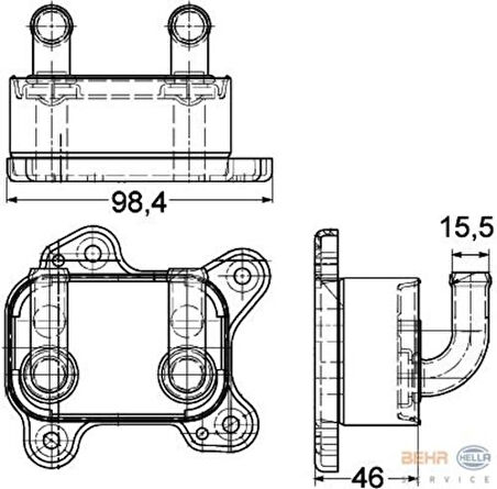 Mahle-Knecht-Behr CLC168000P Yağ Soğutucu Astra G Comco Corsa C Y17Dt Y17Dtl 650616