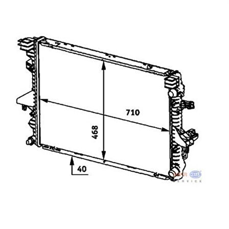 Mahle-Knecht-Behr CR583000P Motor Radyatörü Transporter T5 2.5TDI AXD AXE Blj Bnz Bpc 03-08 7H0121253J