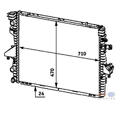 Mahle-Knecht-Behr CR585000P Motor Radyatörü Premium Transporter T5 1.9TDI Klimalı Manuel 04- 7H0121253K